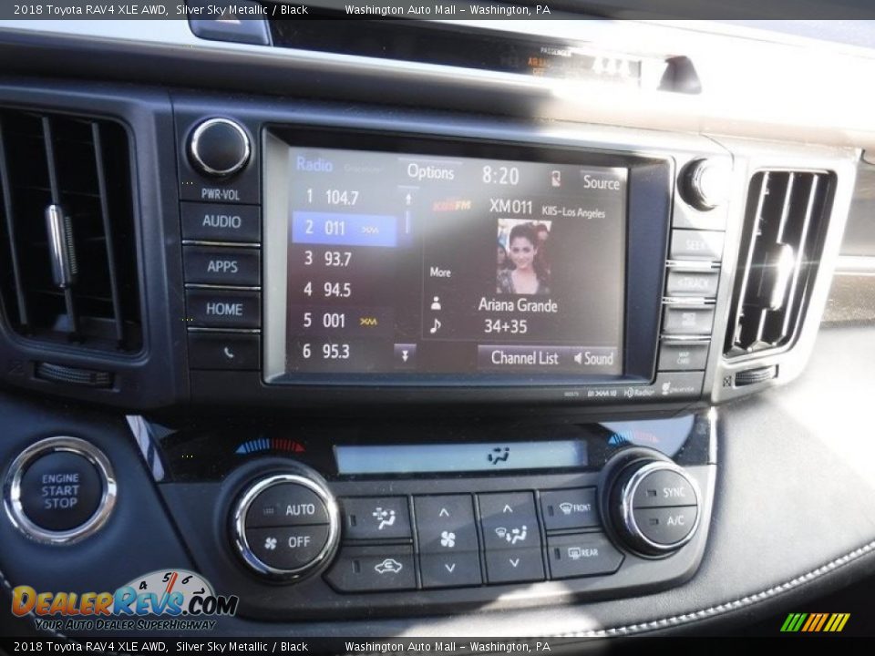 2018 Toyota RAV4 XLE AWD Silver Sky Metallic / Black Photo #3