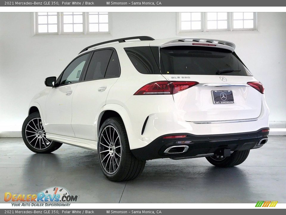 2021 Mercedes-Benz GLE 350 Polar White / Black Photo #2