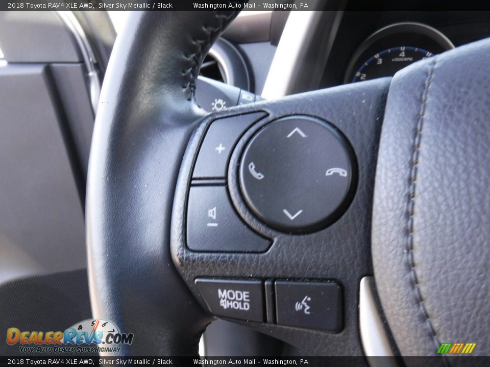 2018 Toyota RAV4 XLE AWD Silver Sky Metallic / Black Photo #6