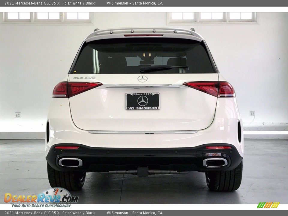 2021 Mercedes-Benz GLE 350 Polar White / Black Photo #3