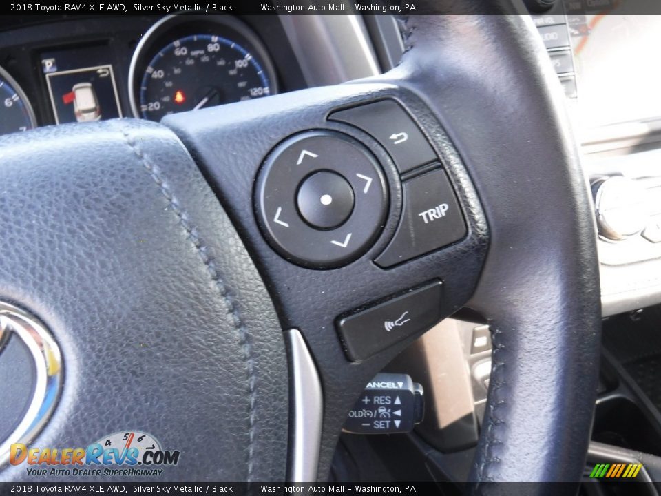 2018 Toyota RAV4 XLE AWD Silver Sky Metallic / Black Photo #7