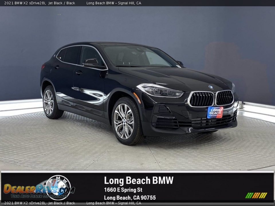 2021 BMW X2 sDrive28i Jet Black / Black Photo #1