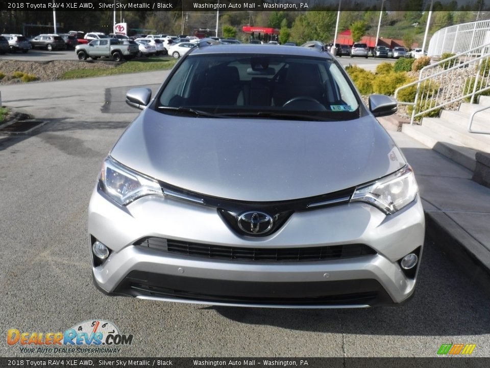 2018 Toyota RAV4 XLE AWD Silver Sky Metallic / Black Photo #9