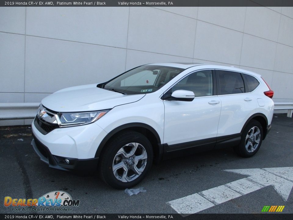 2019 Honda CR-V EX AWD Platinum White Pearl / Black Photo #1