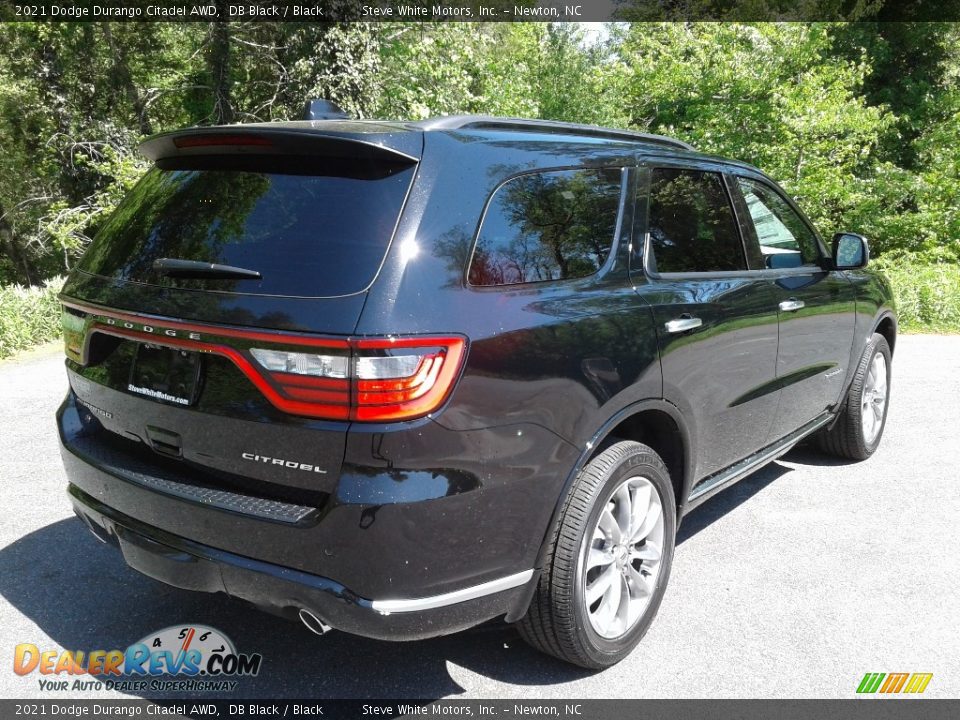 2021 Dodge Durango Citadel AWD DB Black / Black Photo #6