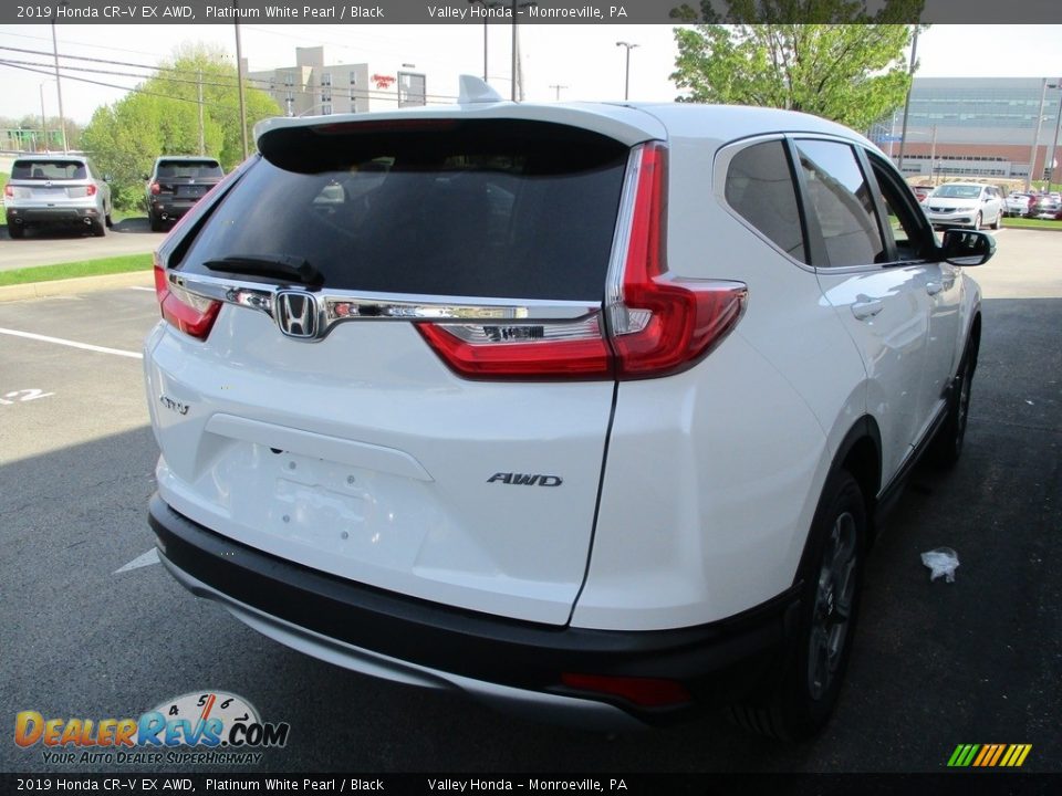 2019 Honda CR-V EX AWD Platinum White Pearl / Black Photo #5
