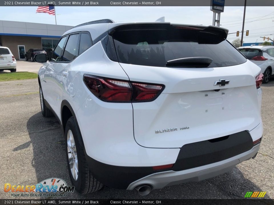 2021 Chevrolet Blazer LT AWD Summit White / Jet Black Photo #4