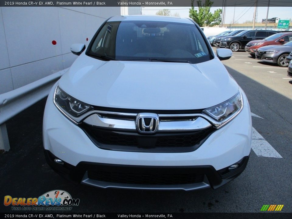 2019 Honda CR-V EX AWD Platinum White Pearl / Black Photo #8