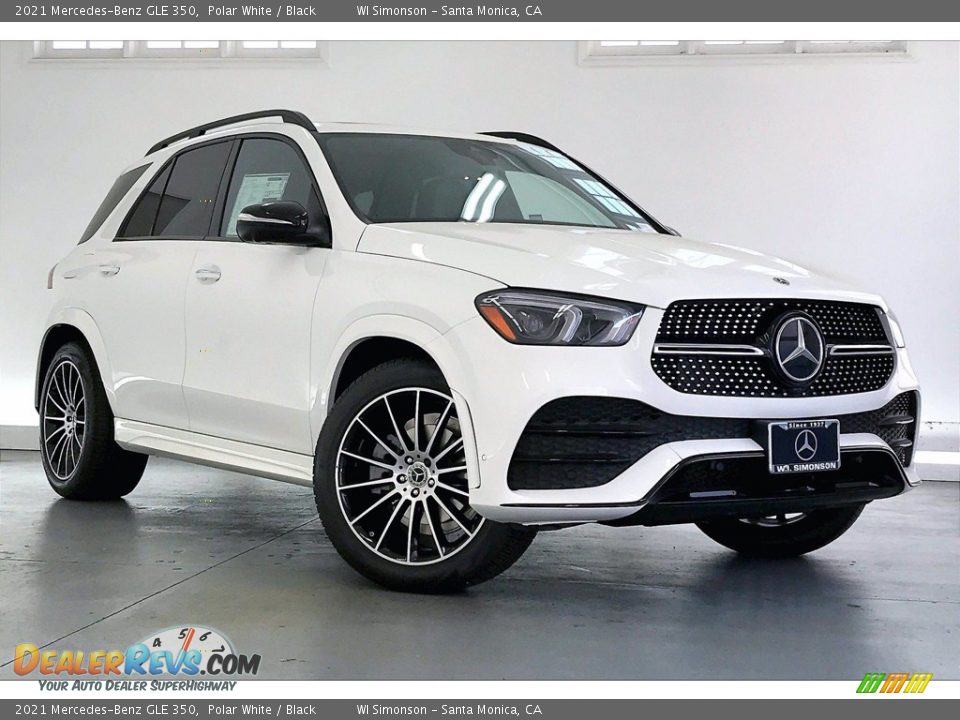 2021 Mercedes-Benz GLE 350 Polar White / Black Photo #12