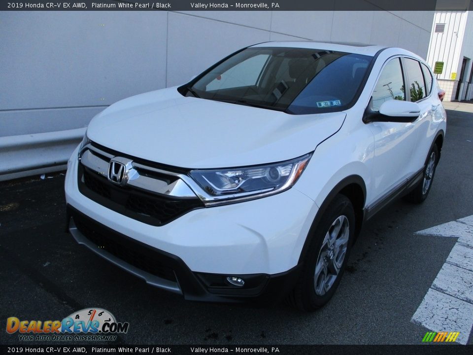 2019 Honda CR-V EX AWD Platinum White Pearl / Black Photo #9