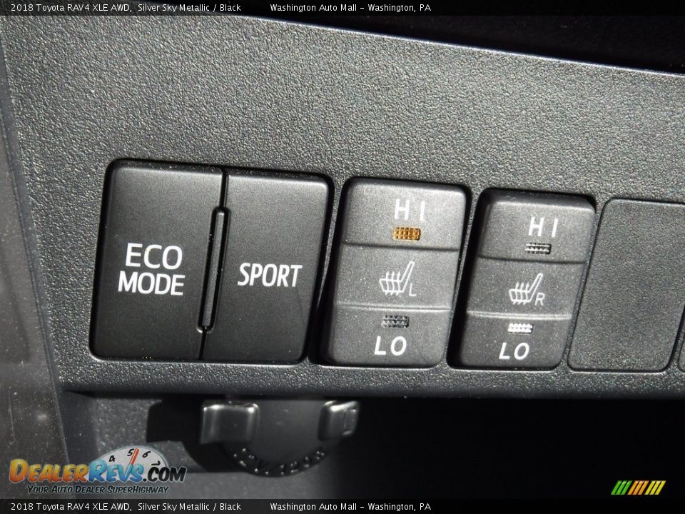 2018 Toyota RAV4 XLE AWD Silver Sky Metallic / Black Photo #22