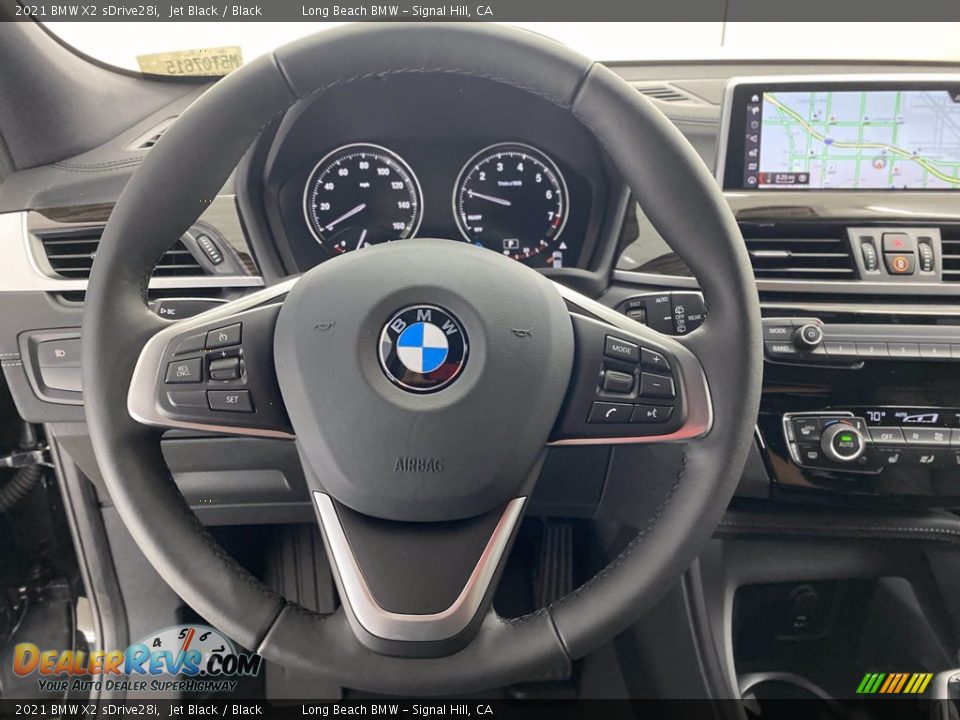 2021 BMW X2 sDrive28i Jet Black / Black Photo #14