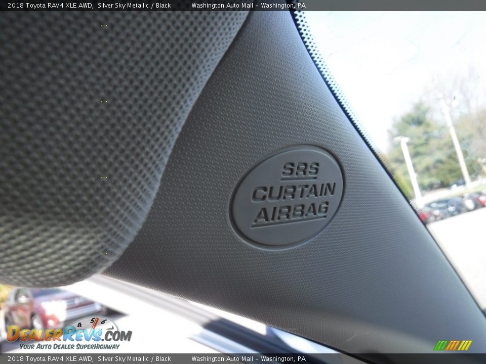 2018 Toyota RAV4 XLE AWD Silver Sky Metallic / Black Photo #24