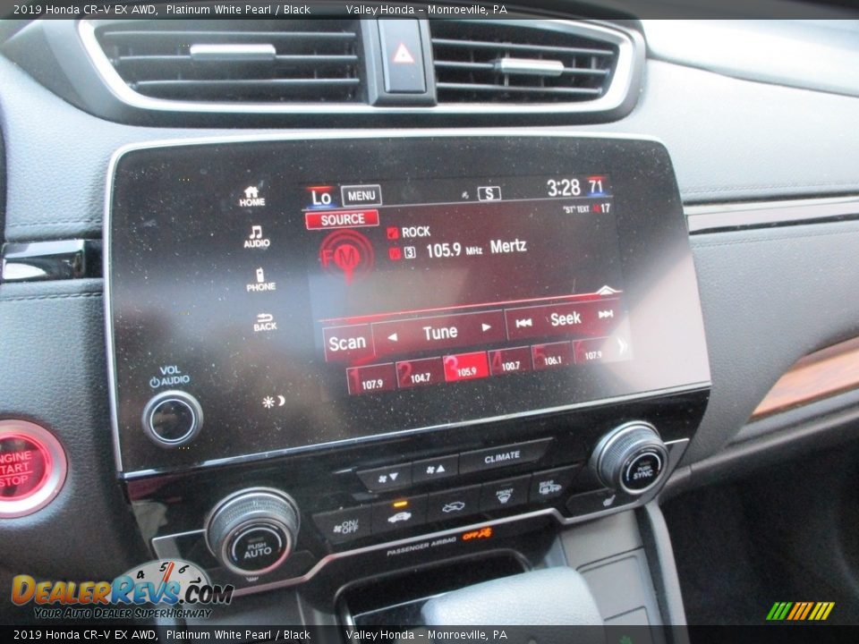 2019 Honda CR-V EX AWD Platinum White Pearl / Black Photo #15