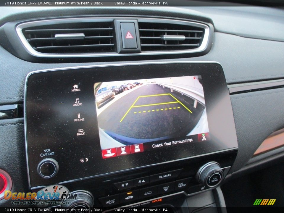 2019 Honda CR-V EX AWD Platinum White Pearl / Black Photo #16