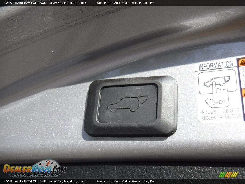 2018 Toyota RAV4 XLE AWD Silver Sky Metallic / Black Photo #27