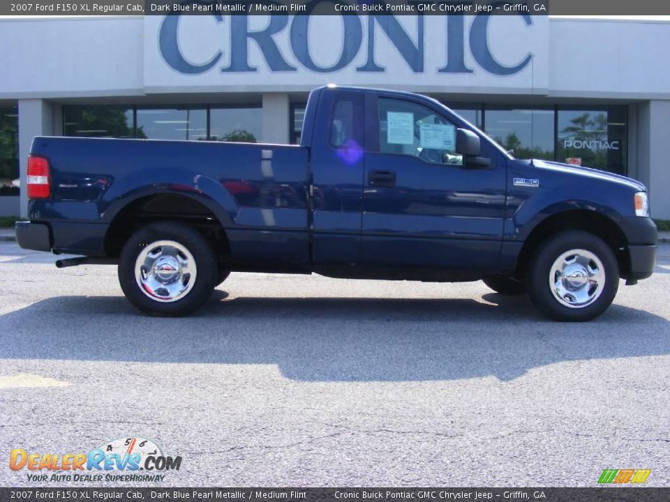 2007 Ford F150 XL Regular Cab Dark Blue Pearl Metallic / Medium Flint Photo #1