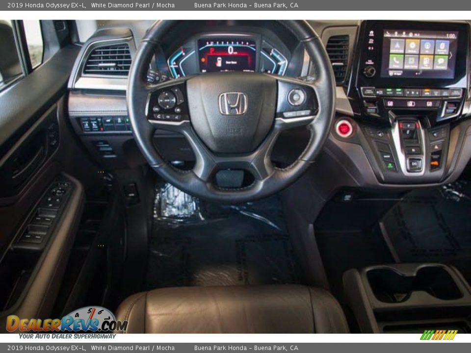 2019 Honda Odyssey EX-L White Diamond Pearl / Mocha Photo #5