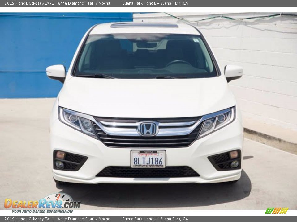 2019 Honda Odyssey EX-L White Diamond Pearl / Mocha Photo #7