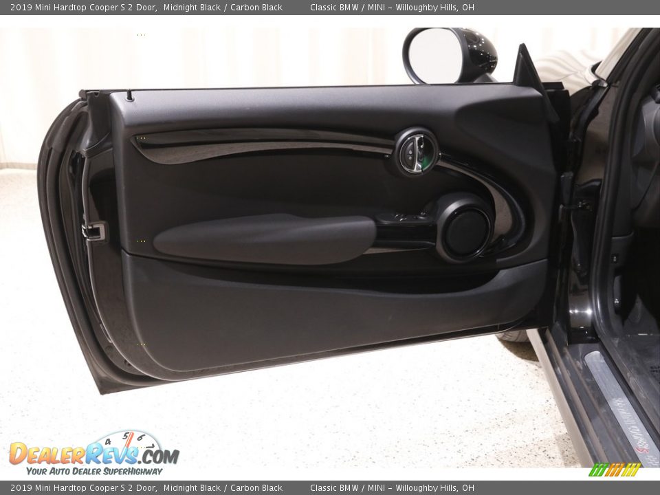2019 Mini Hardtop Cooper S 2 Door Midnight Black / Carbon Black Photo #4