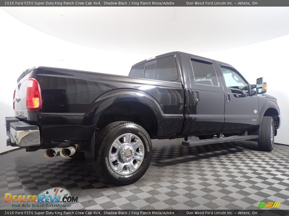 2016 Ford F350 Super Duty King Ranch Crew Cab 4x4 Shadow Black / King Ranch Mesa/Adobe Photo #18