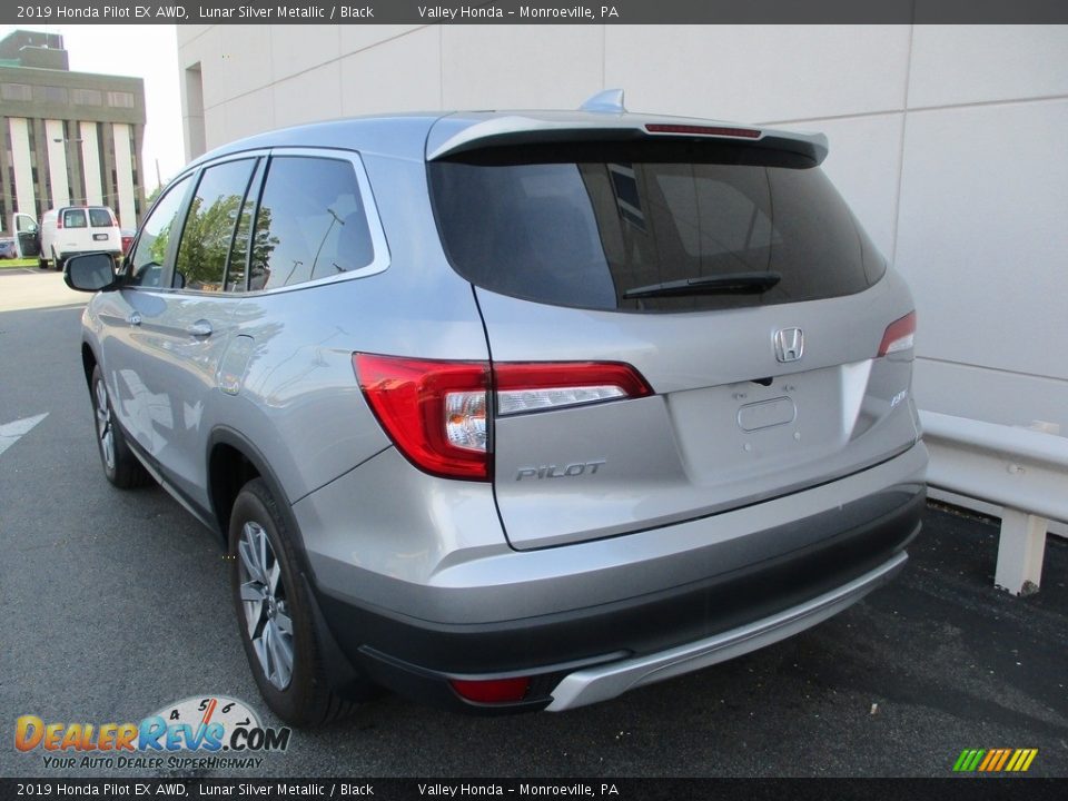 2019 Honda Pilot EX AWD Lunar Silver Metallic / Black Photo #3