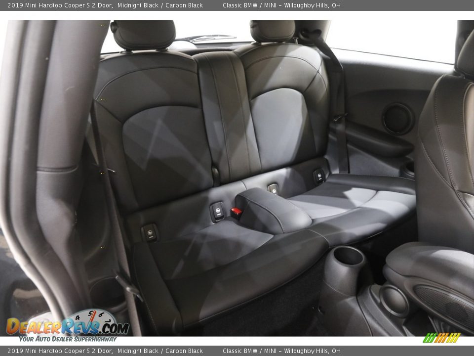 2019 Mini Hardtop Cooper S 2 Door Midnight Black / Carbon Black Photo #13