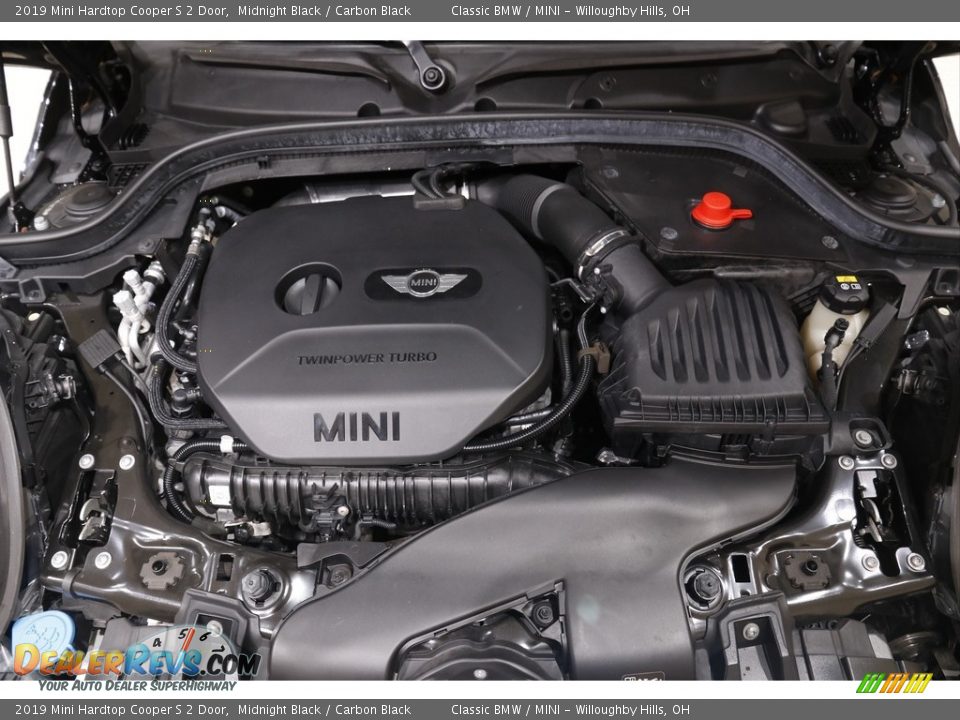 2019 Mini Hardtop Cooper S 2 Door Midnight Black / Carbon Black Photo #16