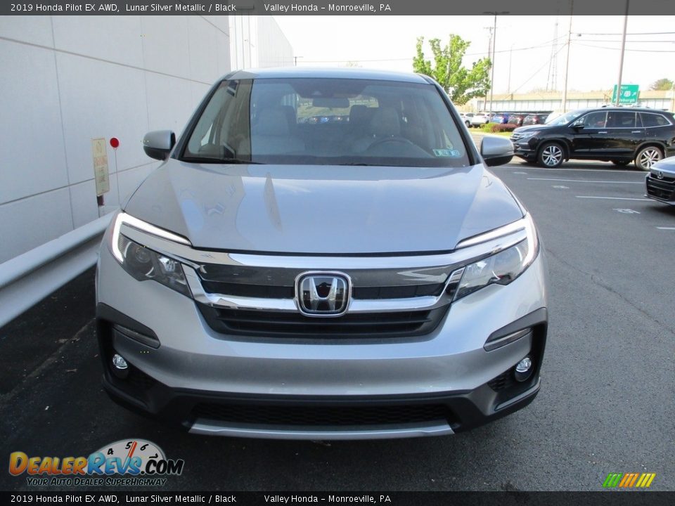 2019 Honda Pilot EX AWD Lunar Silver Metallic / Black Photo #8