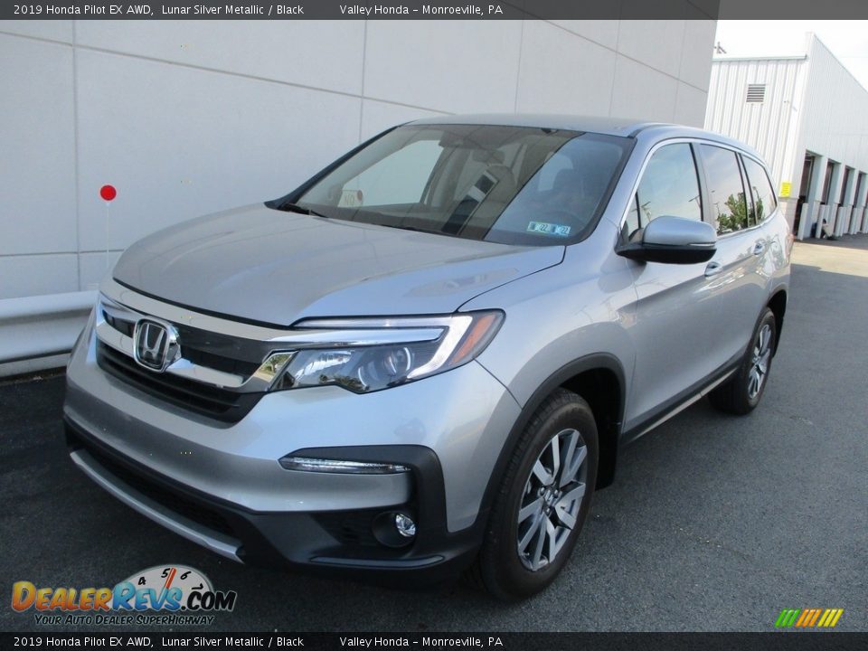 2019 Honda Pilot EX AWD Lunar Silver Metallic / Black Photo #9