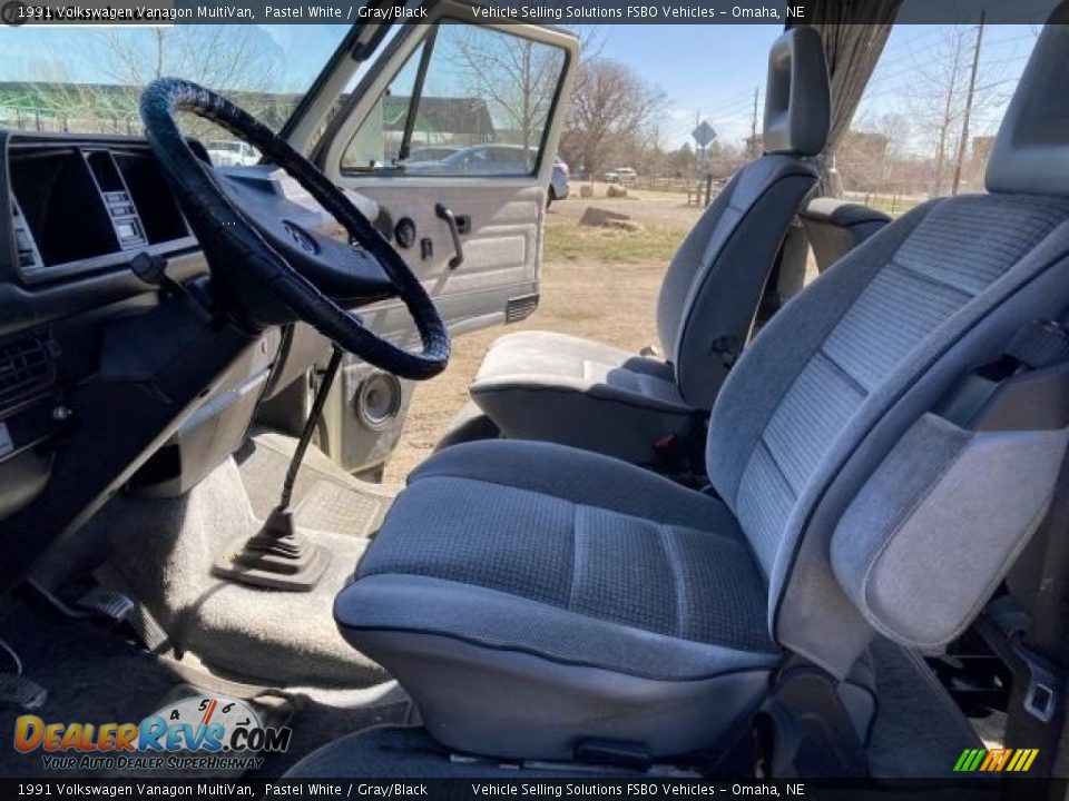 Gray/Black Interior - 1991 Volkswagen Vanagon MultiVan Photo #3