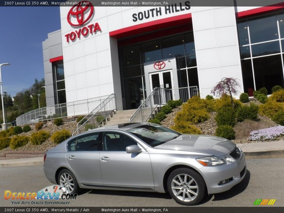 2007 Lexus GS 350 AWD Mercury Metallic / Ash Photo #2