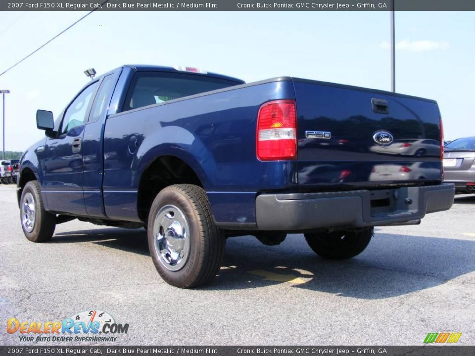 2007 Ford F150 XL Regular Cab Dark Blue Pearl Metallic / Medium Flint Photo #6