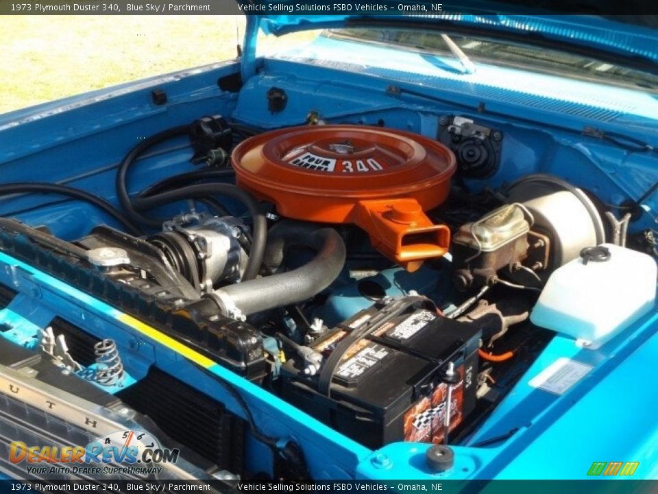 1973 Plymouth Duster 340 340 cid OHV 16-Valve V8 Engine Photo #5