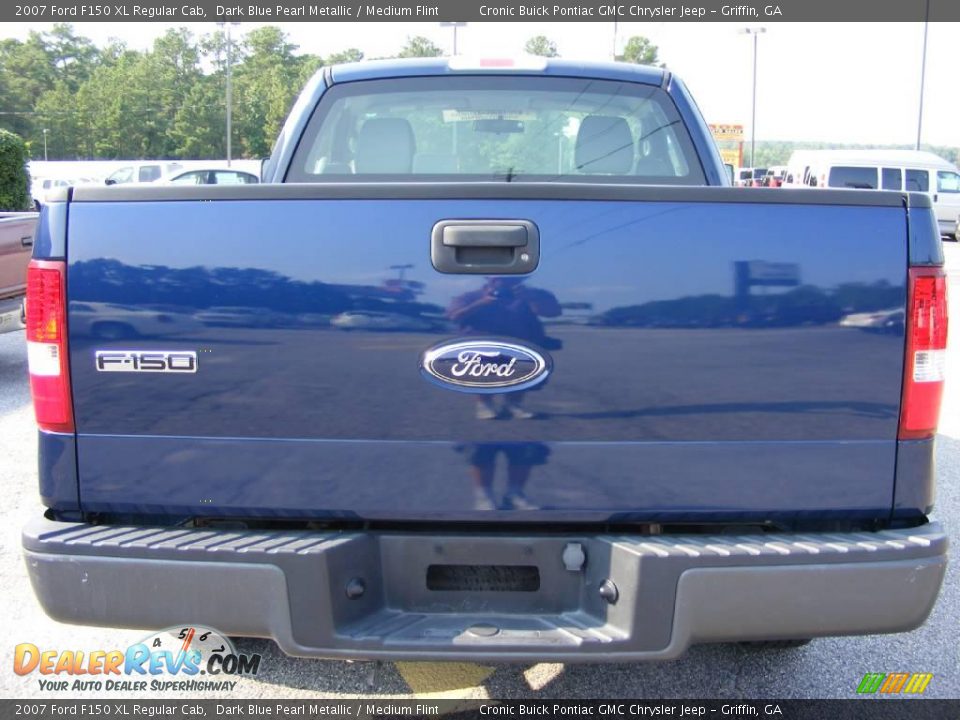 2007 Ford F150 XL Regular Cab Dark Blue Pearl Metallic / Medium Flint Photo #7