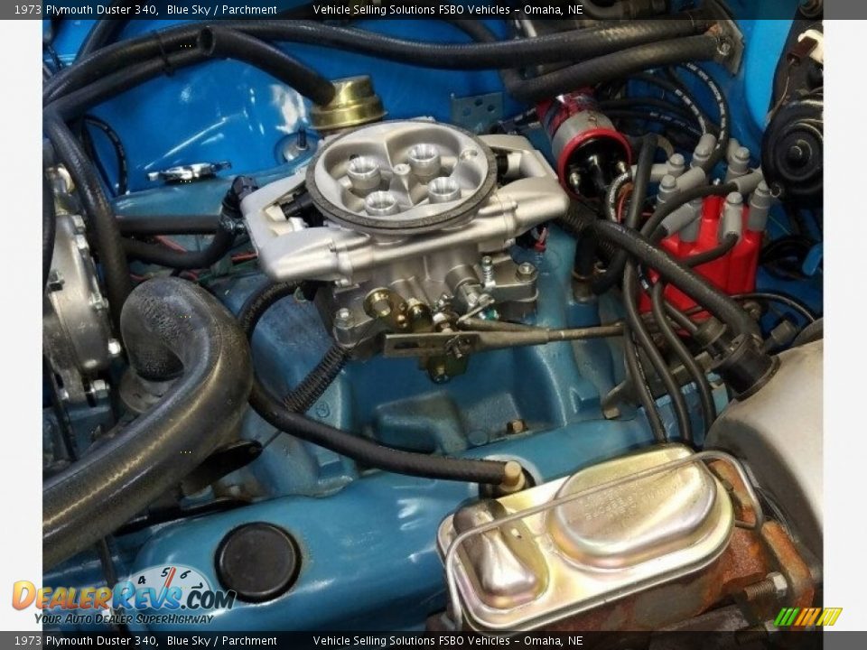 1973 Plymouth Duster 340 340 cid OHV 16-Valve V8 Engine Photo #9