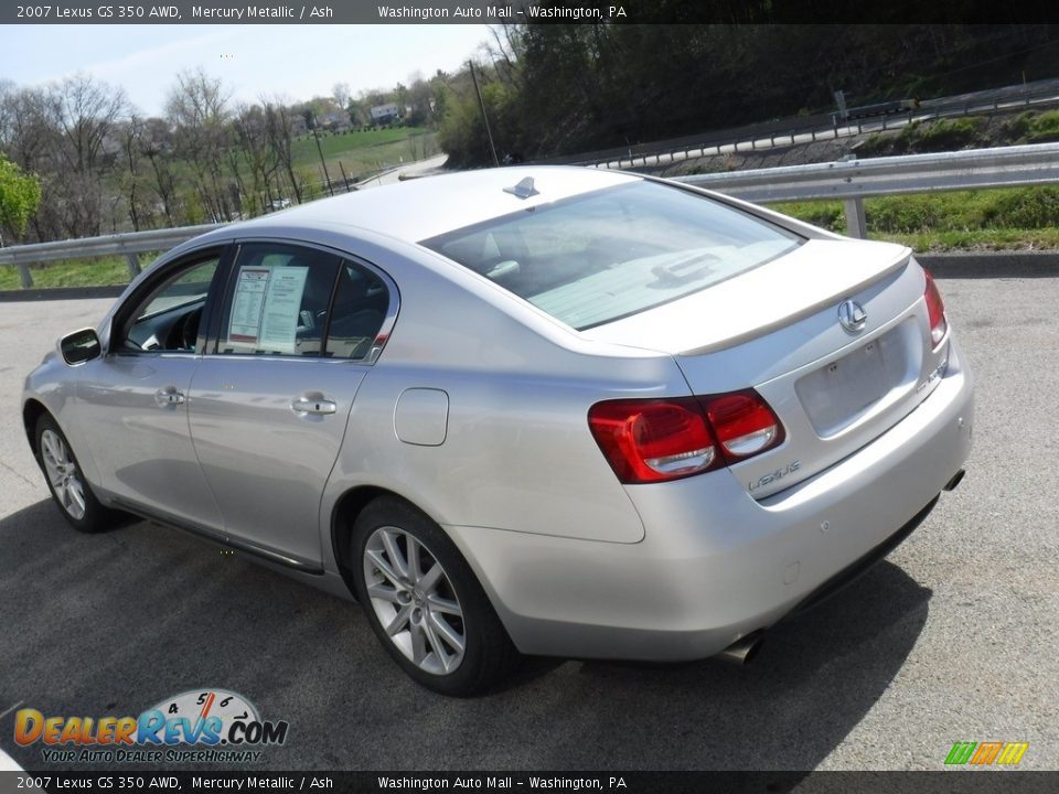 2007 Lexus GS 350 AWD Mercury Metallic / Ash Photo #12