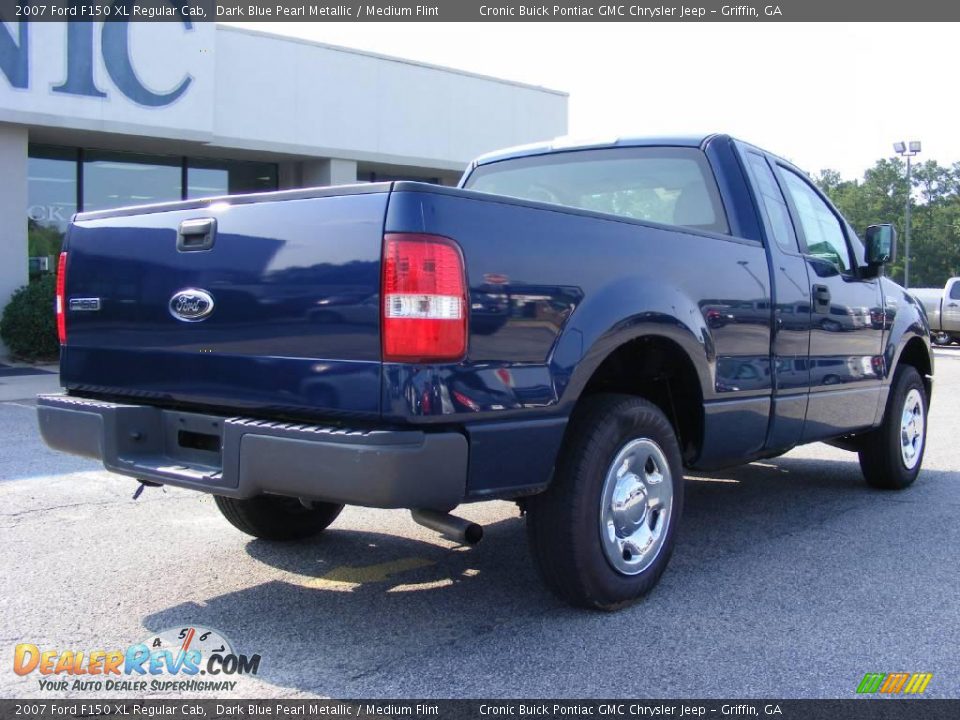 2007 Ford F150 XL Regular Cab Dark Blue Pearl Metallic / Medium Flint Photo #8