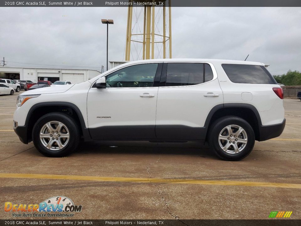 Summit White 2018 GMC Acadia SLE Photo #7