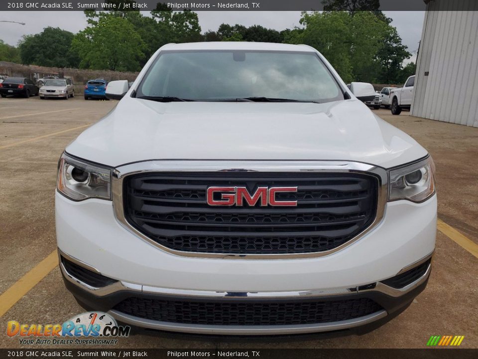 2018 GMC Acadia SLE Summit White / Jet Black Photo #9