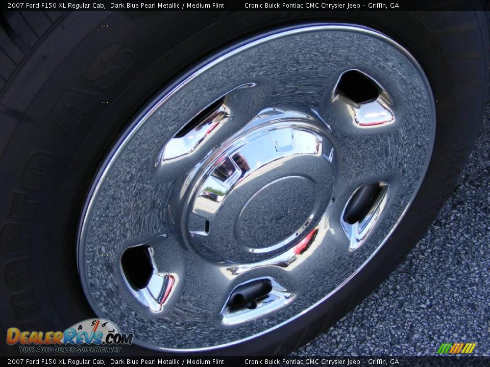 2007 Ford F150 XL Regular Cab Dark Blue Pearl Metallic / Medium Flint Photo #9