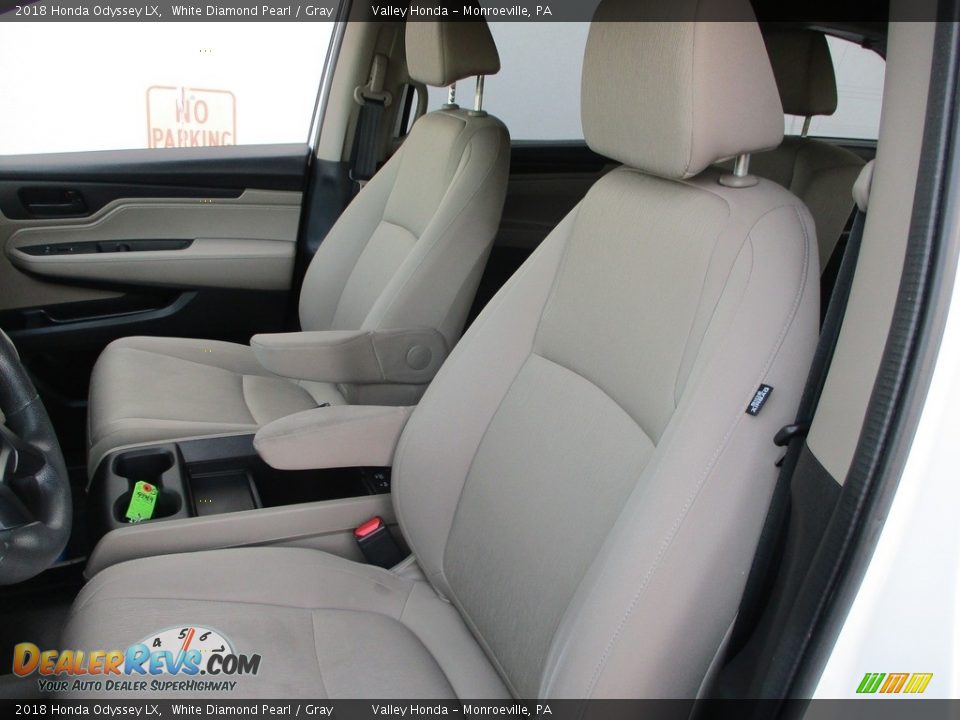 2018 Honda Odyssey LX White Diamond Pearl / Gray Photo #10