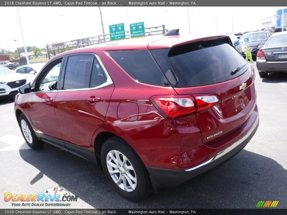 2018 Chevrolet Equinox LT AWD Cajun Red Tintcoat / Jet Black Photo #7