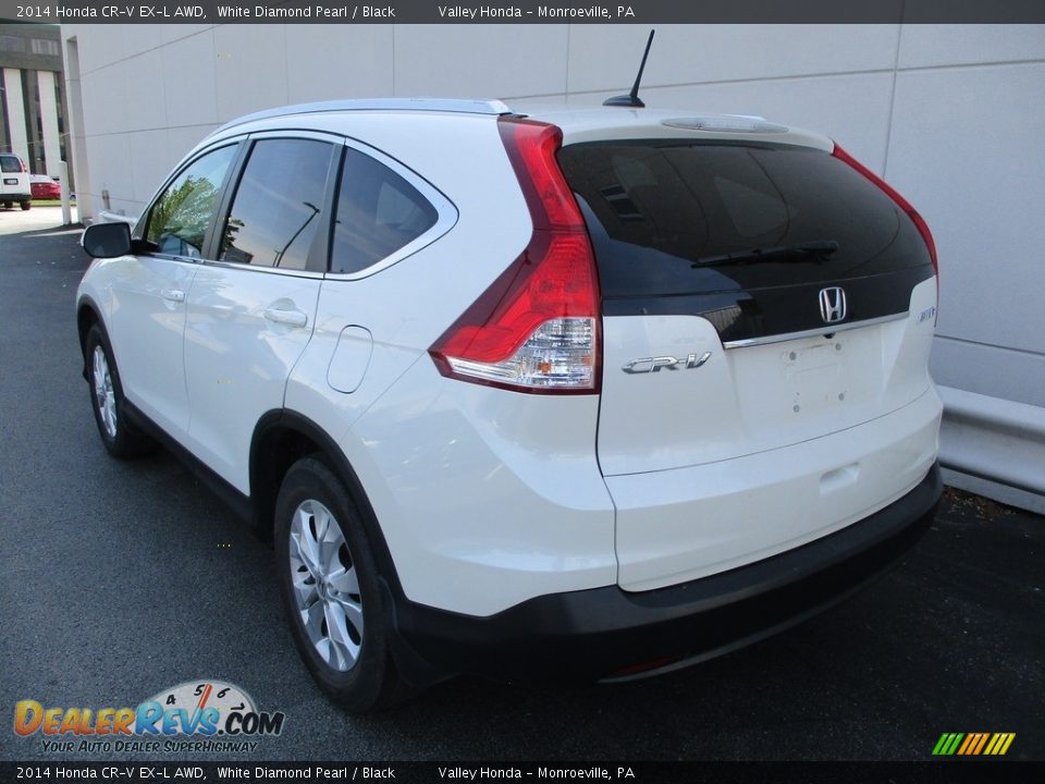 2014 Honda CR-V EX-L AWD White Diamond Pearl / Black Photo #3