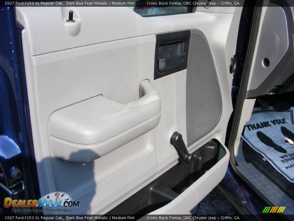 2007 Ford F150 XL Regular Cab Dark Blue Pearl Metallic / Medium Flint Photo #12