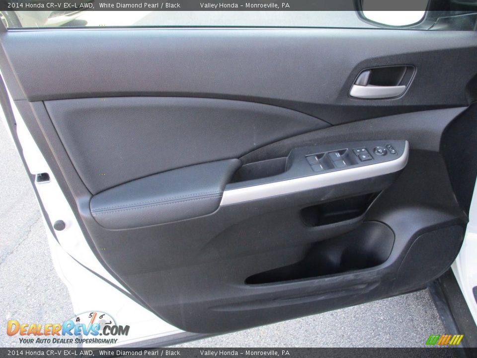2014 Honda CR-V EX-L AWD White Diamond Pearl / Black Photo #10