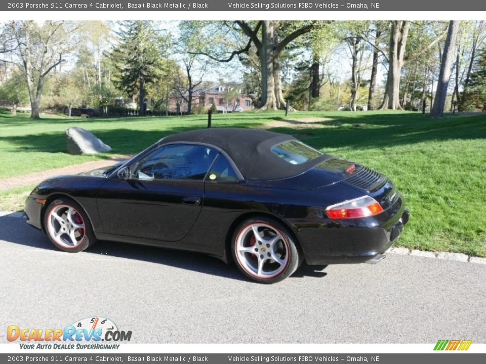 2003 Porsche 911 Carrera 4 Cabriolet Basalt Black Metallic / Black Photo #1