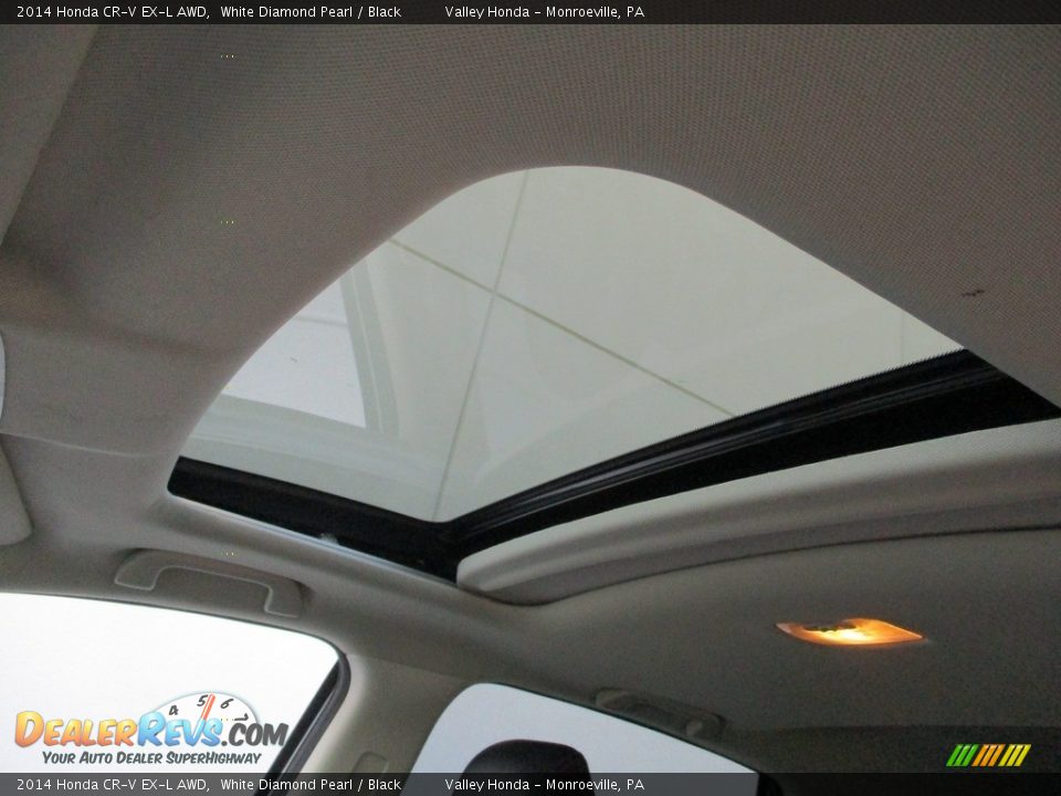 2014 Honda CR-V EX-L AWD White Diamond Pearl / Black Photo #13