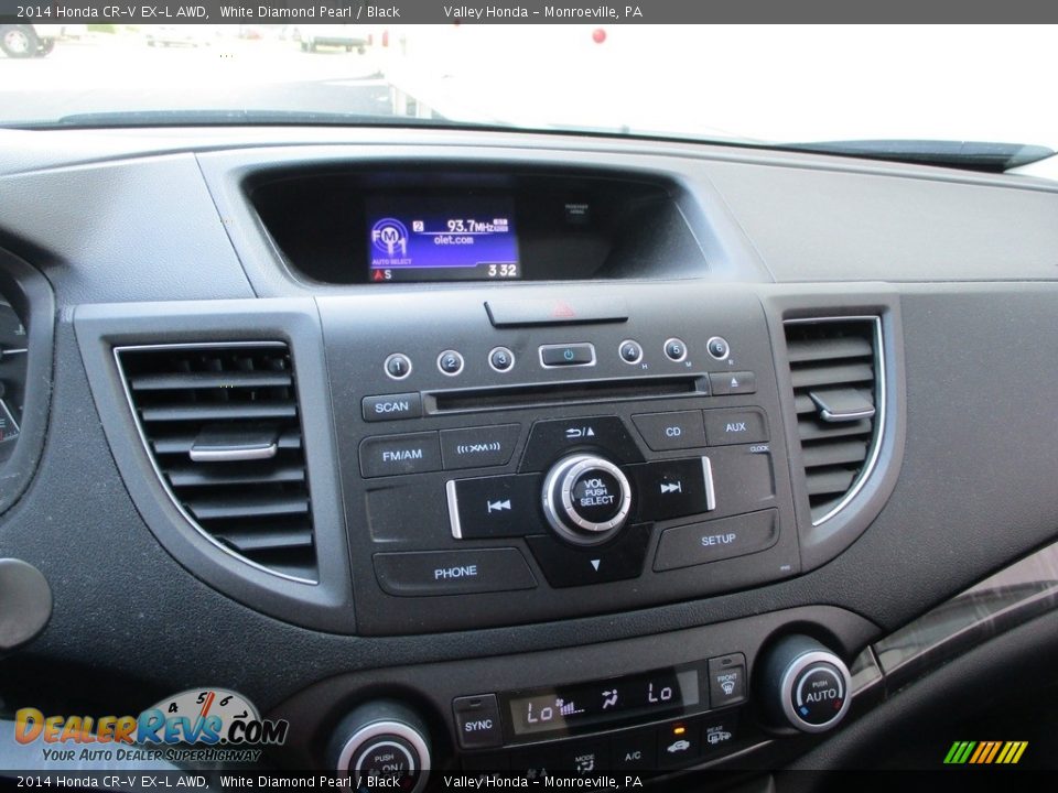 2014 Honda CR-V EX-L AWD White Diamond Pearl / Black Photo #15