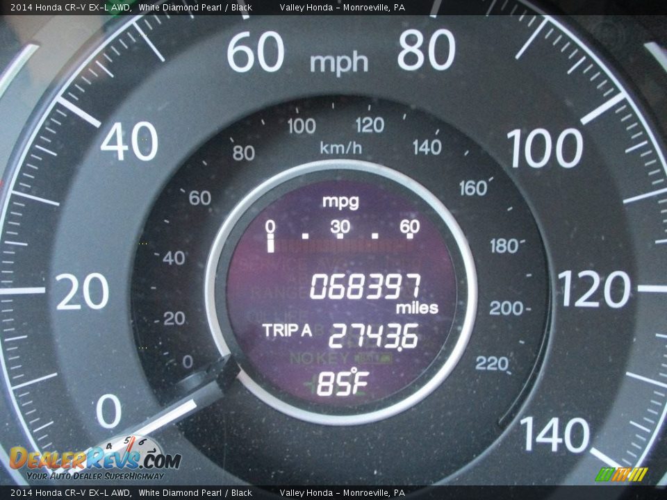 2014 Honda CR-V EX-L AWD White Diamond Pearl / Black Photo #20
